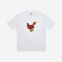 [정품] 팔라스 클러킹 티셔츠 화이트 - 22SS Palace Clucking T-Shirt White