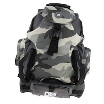더블 숄더 배낭 skatepack 쿼드 롤러 스케이트 가방 숄더 백팩 with 휴대용 핸들 스트랩 for men women 스케이트 가방, 카모