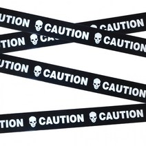 빅픽쳐그라운드_할로윈 장식 워닝 테이프 블랙1번 CAUTION / 할로윈데이 준비 선물 캠핑 축제, 상세페이지 참조, 상세페이지 참조, 상세페이지 참조