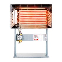 대성 공업용 난로 반사판 히터 사각난방기 2단 스탠드형 5.2kw