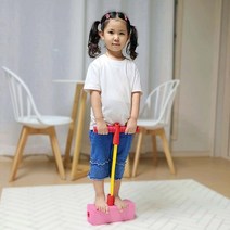 어린이 스폰지 스카이콩콩 점프스카이 포고스틱 스카이퐁퐁 pogostick, 핑크