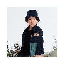 [닥스리틀] 닥스키즈 해피캠퍼 컬러 블럭 바람막이 (DSS14JW12M_NV)