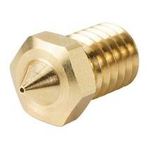 필라멘트용 부품 황동 압출기 노즐, 12.5x6mm, 골든, 구리