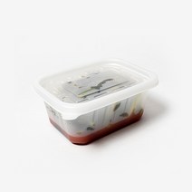 황씨네도시락 미니PP내열 일회용도시락 높은1칸 본체 + 뚜껑, 30개입, 2세트