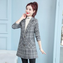 모직코트 겨울 가을 여성 하프기장 롱 슬림 작은 키 빅사이즈 2624871830