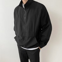 애드매이브 MAX_윈드브레이커 오버핏 아노락 반집업(3color)
