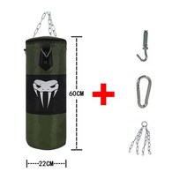 사람형샌드백 가정용샌드백 권투 훈련 행잉 boxing sandbag muay boxer training hanging kick fitness muscle training mma, 녹색 60cm