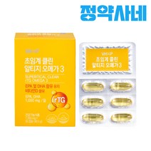 [100% 약국정품] 중성지방 낮추는법 초임계 알티지 오메가3, 2개, 30캡슐