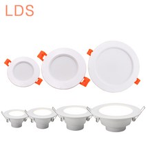 LDS 리더스 2인치 3인치 4인치 6인치 다운라이트 매입등 홈조명, 1BOX(50개), 주백색, 1개