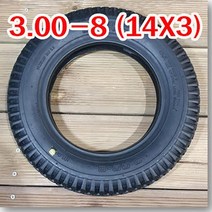 한텍 전동휠체어 전동스쿠터 타이어 튜브 전기종, 1개, 14인치(3.00-8)타이어