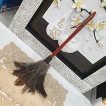 시떼몰 허지웅 타조털 먼지털이 먼지털이개, 1개