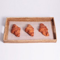 라탄 긴 직사각 트레이(3size), 대