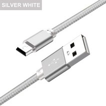 3 M 1M 0.25M 미니 USB 5 핀 케이블 USB-USB 고속 데이터 충전기 짧은 MP3 MP4 플레이어 자동차 DVR GPS 디지털 카메라 HDD, [05] 3m, [02] Silver