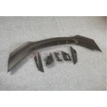 쉐보레 카마로 2016 - 2020 리얼 카본 파이버 카 리어 윙 트렁크 립 스포일러, 진짜 탄소 섬유