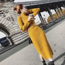 예복원피스 돌잔치 엄마 원피스 결혼식 하객룩 아나운서 겨울 하객 롱 니트