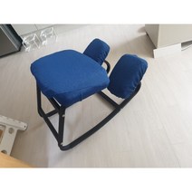 바른자세 철제 흔들의자 자세교정 무릎 의자 (의자+호환 쿠션+호환 커버)(세트), E