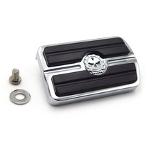 [해외]Harley Davidson Fat Boy FLSTF Road Glide FLHTK 투어링 Softail 브레이크 페달 대형 패드 Willie G. Skull 용 부품, 협동사, MT216-052-CD-XIN