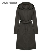 [올리비아하슬러]OH0WDW103_누빔 배색 포인트 캐주얼 덕 다운