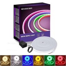 지아이비 DC12V LED 네온플렉스 5M+아답터 세트 네온 줄조명 6mmX12mm, 그린