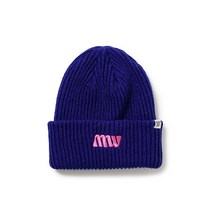 [MNW] SPORTS LOGO BEANIE BLUE