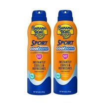 선크림 2 바나나보트 스포츠 퍼포먼스 쿨존 6ozea SPF 50 Exp 2/25 (2팩)