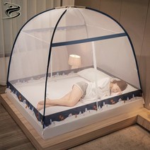 Boknight원터치 모기장 방충망 가정 학생 기숙사 두꺼운 암호화, 1.2m(2m*1.2m*1.35m), 숲의 사슴