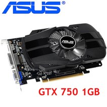 ASUS 그래픽 카드 오리지널 gtx 750 1gb 128bit gddr5 비디오 카드 nvidia geforce gtx750 dvi 사용 vga 카드 650보다 강력