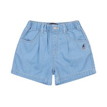 캉골키즈 [캉골키즈]블루 데님 숏츠 PB 0001 블루