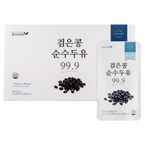 바디랩 비건인증 국산 검은콩순수두유99.9 185ml 20봉 1개