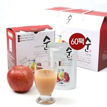 [KT알파쇼핑][1+1] 경북 영주 김미숙님의 사과즙 110ml *30팩*2박스 (총 60팩), 소_수량_상세페이지참조