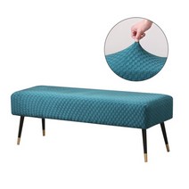 붙박이의자 스터디까페의자 탄성 커버 두꺼운 피아노 의자 커버 홈 거실 침실을위한 모든 것을 포함하는 직사각형 긴 의자 커버 까페벤치, 빨간색