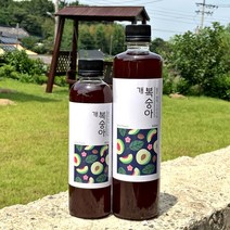 자연발효 무농약 개복숭아 효소 원액 효능 좋은 7년 숙성 액기스, 500ml, 1개