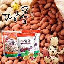 [황토배기]고소한 볶음땅콩 500gx2봉+피땅콩500g(총3봉), 단품