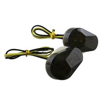 오토바이 LED 전구 회전 신호 표시 등 깜박임 야마하 YZF R1 R6 R3 FZ1 FZ6 FZ8 FAZER XJ6 MT03, 05 Yamaha black shell