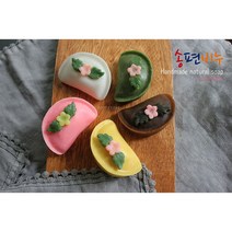 추석 명절 선물 송편 천연 비누 선물 세트 답례품, 송편세트A, 띠지포장_전통-한가위
