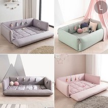 [쁘띠베이비] 토이 알로스케어 범퍼침대 L, 종류:지오옐로우