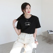 코키코키 / [당일출고] 코키코키 댕댕이 프린트 여성반팔티 S~XL