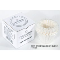 CBSC 디셈버 커피 드리퍼 웨이브 필터 (50매) December Coffee Dripper