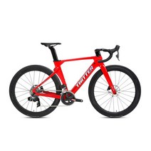 트위터 무선 전자 전송 유압 디스크 브레이크 속보 바람 경주 전체 탄소 도로 자전거, 56cm(195-210cm), 립 스테이지 axs-24s, 빨간색