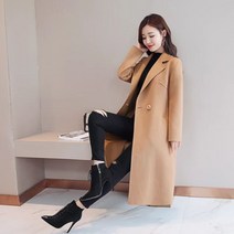 추동 모직 코트 슬림핏 하프 코트