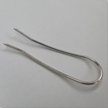 올림머리 헤어 유핀 U자핀 은비녀
