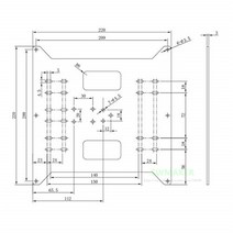 초정밀 Y캐리지 교체 업그레이드 알루미늄 플레이트 완하오 복사기 i3 및 Anycubic 메가 3D 프린터 용, 02 은