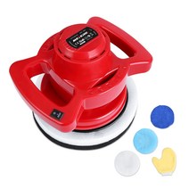 차량 광택기 자동차 meterk 10인치 랜덤 오비탈 카 폴리셔 3200rpm 2핸들 버퍼 왁서 폴리싱 왁싱 패드 포함 및 자동차 샌딩용 장갑, 유럽 ​​연합