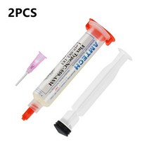 Paste FLUX 납땜용제 도금액 액상 솔더윅 2 개몫 미국에서 만든 10cc nc-559-asm 플럭스 페이스트 무연 솔더 페이스트 솔더 플럭스 + 4pcs 바늘, b--2pc