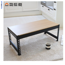스피드랙 멀티테이블 (직) 1단 800x400x330, 블랙