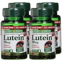 네이쳐스 바운티 루테인 20mg 제아잔틴 함유 40소프트젤 x 4통