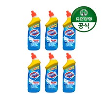 주방욕실청소끝 유한락스모음전, 755ml, 6개