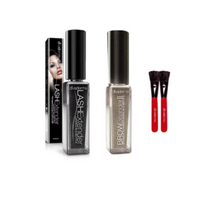 디바덤 래쉬 익스텐더 + 브로우 익스텐더 애쉬블론드 + 빨간브러쉬 2p 세트, 4세트, 래쉬+브로우+브러쉬2p