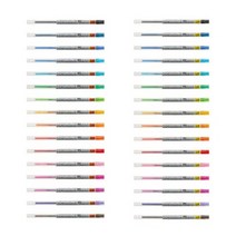 유니 스타일핏 중성펜 리필 0.28mm 0.38mm UMR-109, 브라운블랙(22)