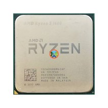 CPU AMDRyzen 5 2600 R5 3.4 GHz 6 코어 12 스레드 CPU 프로세서 YD2600BBM6IAF 데스크탑 게임 소켓 AM4 지, 한개옵션0